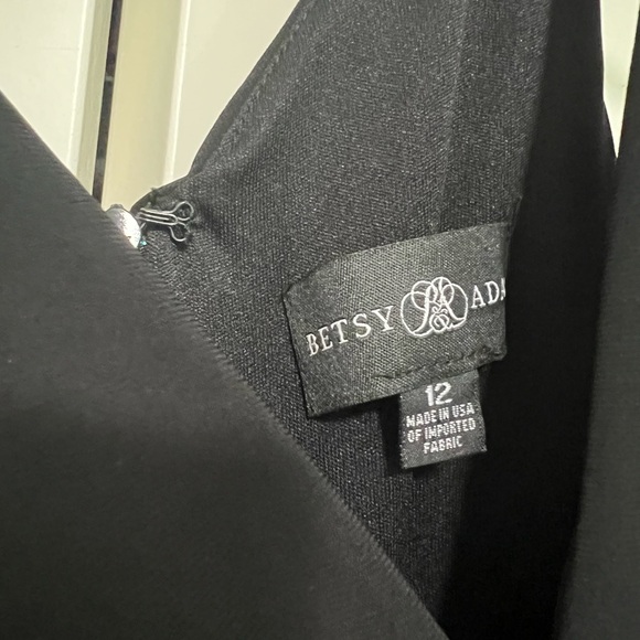 Betsy and Adam ombre pleated glitter-skirt gown - Picture 4 of 11